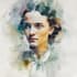 draw your portrait in a watercolor