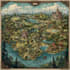 do fantasy map illustration with fantasy art