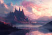do fantasy concept landscape illustration