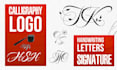create handwriting calligraphy logo, signature, monogram