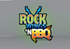 make premium attractive restaurant logo for rock wings BBQ