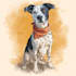 draw a cartoony custom pet portrait art