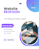 redesign web design in figma