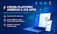 we build android and ios mobile apps with flutter react native net maui