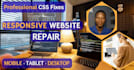 fix CSS  responsive issues on your website