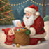 create christmas caricatures cards portrait illustration