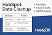 clean, dedupe and optimise your hubspot CRM for perfect data hygiene