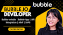 develop bubble io app website and mvp