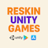 reskin and fix gradle build issues in any unity game