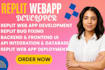 fix bugs in vibe coded website or app replit lovable devbolt