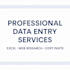 do data entry copy paste job web research I have 4 years experience
