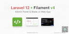 laravel web app with filament admin and blade frontend