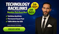 build premium technology backlinks with tech guest post