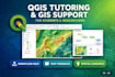 tutor and support academic gis and qgis projects