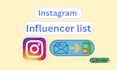 find best instagram influencer email list