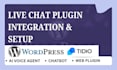 integrate live chat, build ai chatbot, tidio, tawk, crisp for your website