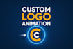 create a professional custom logo animation intro video