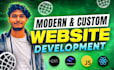 create custom website, full stack website, business website