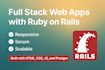 build full stack web apps using ruby rails