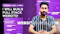 do ai website development as full stack website developer to create ai website
