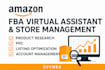 be your professional amazon fba virtual assistant and store manager