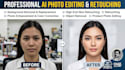 professional ai photo editing, background removal, retouching and enhancement