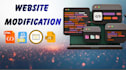 fix edit and modify existing website