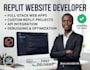 develop a replit saas mvp business website or ai web app