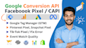 setup conversion api, meta pixel, google tag manager, serverside tracking