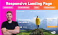 create a professional landing page