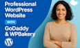do godaddy, gutenberg, wpbakery wordpress website, hostinger wordpress website