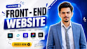 do website development as front end developer