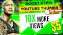 make youtube thumbnails that increase your CTR