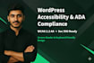 audit and fix your wordpress website for wcag 2 2 aa and ada accessibility