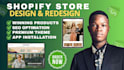 build shopify store,dropshipping store, ecommerce website