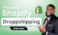 design a professional shopify dropshipping store with winning products upload