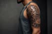 do a tattoo design in japanese style