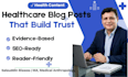 write healthcare blog posts and articles for your website