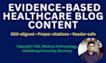 write healthcare blog post article with SEO and citations