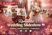 create a romantic wedding, anniversary photo slideshow video