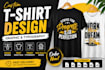 design custom graphic and typography t shirt designs