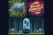 create steam capsule art in pixel art style