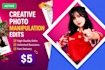 create creative photo manipulation edits