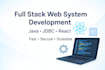 build a full stack web system using java, jdbc, and react