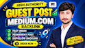 write and publish news article on linkedin and medium,com premiun guest post