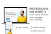 be your experienced search engine optimized wix website developer