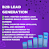 do targeted b2b lead generation and email scraping
