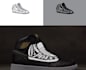 do modern exclusive apparel, sneaker logo design