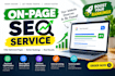do on page SEO service to optimize website
