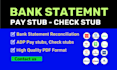 reconcile bank statement PDF to editable format